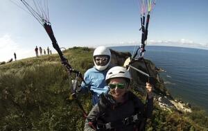 Vuelo en parapente con vídeo de recuerdo