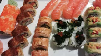 Menú japonés para dos