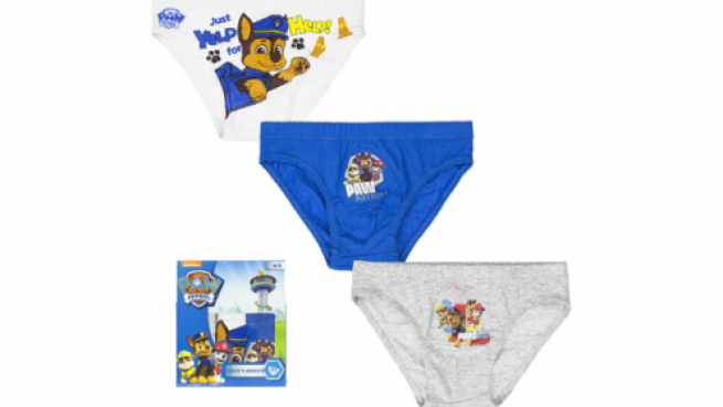 Pack de 3 calzoncillos de la Patrulla Canina